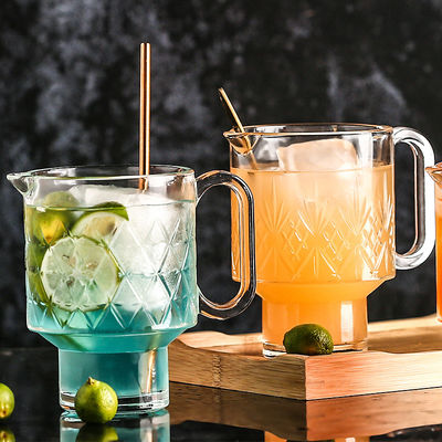 600 ML Crystal Clear Tall Footed Pilsner Glass Old Fashioned Bourbon Glass for Everyday Hydration