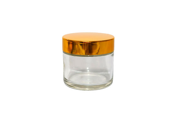 Cappotto a vite 60 ml Vaso di vetro trasparente cosmetico durevole