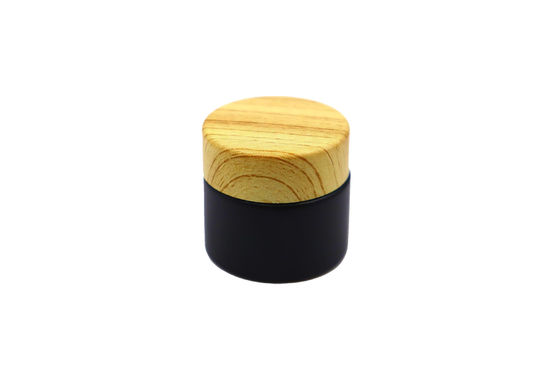 10 ml Vaso di crema cosmetica in vetro trasparente con tappo a vite per imballaggi per la cura della pelle